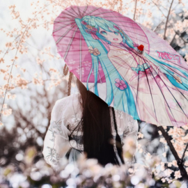 (Pre-order) Hatsune Miku Paper-Parasol Miku 
