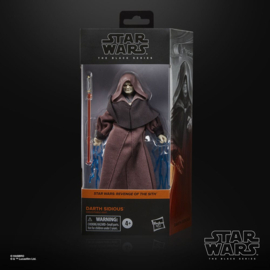 PRE-ORDER Star Wars Episode III Black Series Action Figure Darth Sidious 15 cm