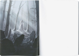 (Pre-order) Corpse Bride Softcover Notebook Skeleton ver. B 21 cm