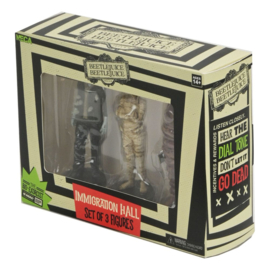 PRE-ORDER Beetlejuice Beetlejuice Figure 3-Pack Immigration Hall 1 10 cm