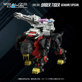 (Pre-order) Zoids Plastic Model Kit 1/100 RMZ-006 Saber Tiger Schwarz Special (Reproduction) 19 cm         