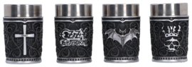 (Pre-order) Ozzy Osbourne Shot Glass Set Prince of Darkness 9 cm