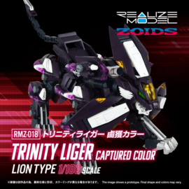 (Pre-order) Zoids Plastic Model Kit 1/100 RMZ-018 Trinity Liger Captured Color 26 cm   
