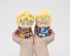 (Pre-order) Dragon Ball DAIMA Look Up PVC Figures 2-Pack Super Saiyan Son Goku (mini) & Super Saiyan Vegeta (mini) 11 cm (with gift)