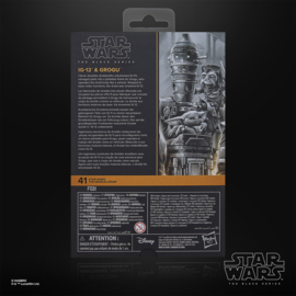 PRE-ORDER Star Wars The Black Series IG-12 & Grogu Deluxe