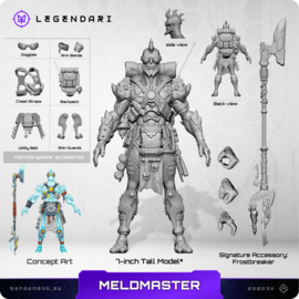 PRE-ORDER Legendari Actionfigur 1/10 Meld Master 18 cm