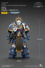 (Pre-order) Warhammer 40,000 Action Figure Ultramarines Torvald with Power Sword, Stormshield and Bolt Pistol 13 cm