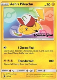 (Pre-order) Pokémon TCG - Ash's Pikachu Black Star Promo - SM108 -
