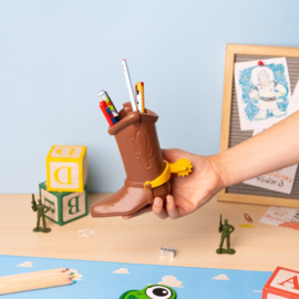 (Pre-order) Disney Pixar Toy Story Pen Holder with Stationery Set Woody's Boot 16 cm