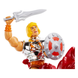 MOTU Masters of the Universe Origins Battle Armor He-Man and Battle Cat (Battlefield Warriors)