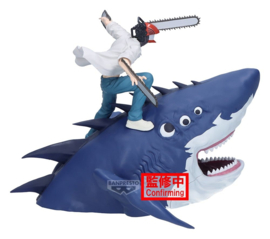 (Pre-order) Chainsaw Man The Movie: Reze Arc Figure Life PVC Figure Chainsaw Man & Beam 13 cm