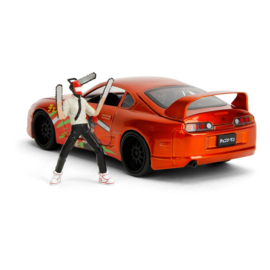 Chainsaw Man Diecast Model 1/24 1995 Toyota Supra