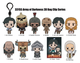 (Pre-order) Army of Darkness 3D PVC Bag Clips Series 1 Blind Bag Display (24)