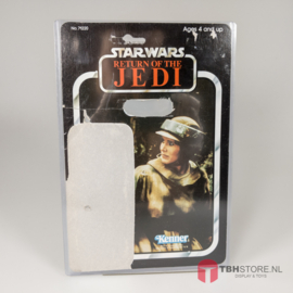 Vintage Star Wars Cardback Princess Leia Organa in Combat Poncho ROTJ 79 back