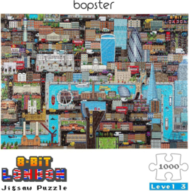 (Pre-order) 8-Bit Pixel Puzzle London Level 3 1000 Pieces