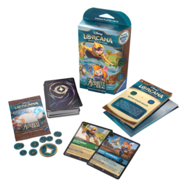 (Pre-order) Disney Lorcana TCG Azurite Sea Starter Decks Display (8) *English Edition*