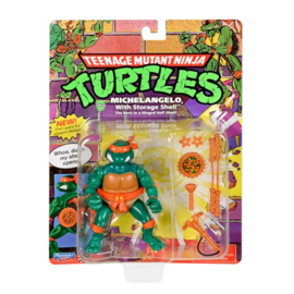 Teenage Mutant Ninja Turtles Classic Michelangelo With Storage Shell