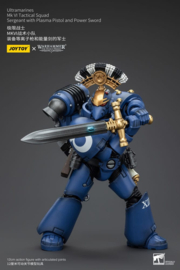 PRE-ORDER Warhammer The Horus Heresy Action Figure 1/18 Ultramarines MK VI Tactical Squad Sergeant with Plasma Pistol and Power Sword 20 cm