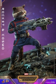 (Pre-order) Guardians of the Galaxy Vol. 3 Movie Masterpiece Action Figuren 1/6 Rocket & Cosmo 16 cm