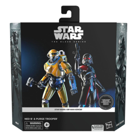 PRE-ORDER Star Wars Obi-Wan Kenobi Black Series Action Figure 2-Pack NED-B & Purge Trooper Exclusive 15 cm