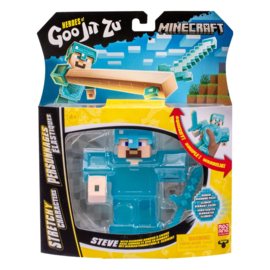 (Pre-order) Minecraft Heroes of Goo Jit Zu Meteor Madness Stretch Figure Steve 12 cm      