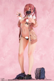 (Pre-order) Original Character PVC Statue 1/5 Red-Haired Gyaru-Chan Mask Ver. Illustration by Nanamakura 29 cm
