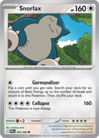 Pokémon TCG - Snorlax - Perfect Order - 063/088 Reverse Holo