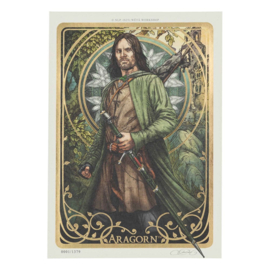 (Pre-order) Lord of the Rings Art Print Aragorn Art Card 14 x 21 cm Limited Edition