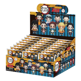 (Pre-order) Demon Slayer: Kimetsu no Yaiba 3D PVC Bag Clips Series 3 Display (24)