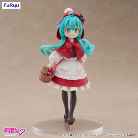 (Pre-order) Hatsune Miku Desktop Fairy PVC Statue Hatsune Miku Little red riding hood Ver. 16 cm   
