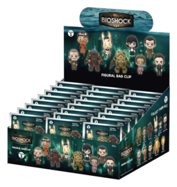 (Pre-order) BioShock 3D PVC Bag Clips Series 1 Blind Bag Display (24)