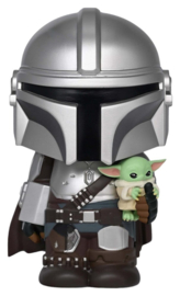 (Pre-order) Star Wars Figural Bank Mandalorian and Grogu