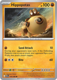 Pokémon TCG  - Hippopotas - Perfect Order - 039/088 Reverse Holo