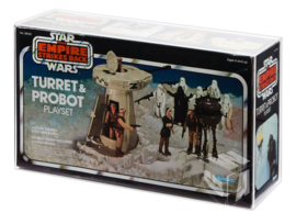 PRE-ORDER Star Wars ESB Kenner & Palitoy Turret & Probot Acrylic Display Case