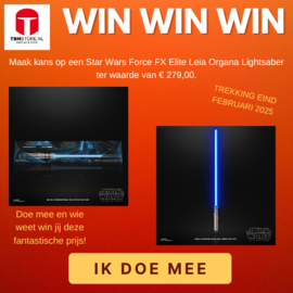 Deelname aan de Star Wars Force FX Elite Leia Organa Lightsaber Actie