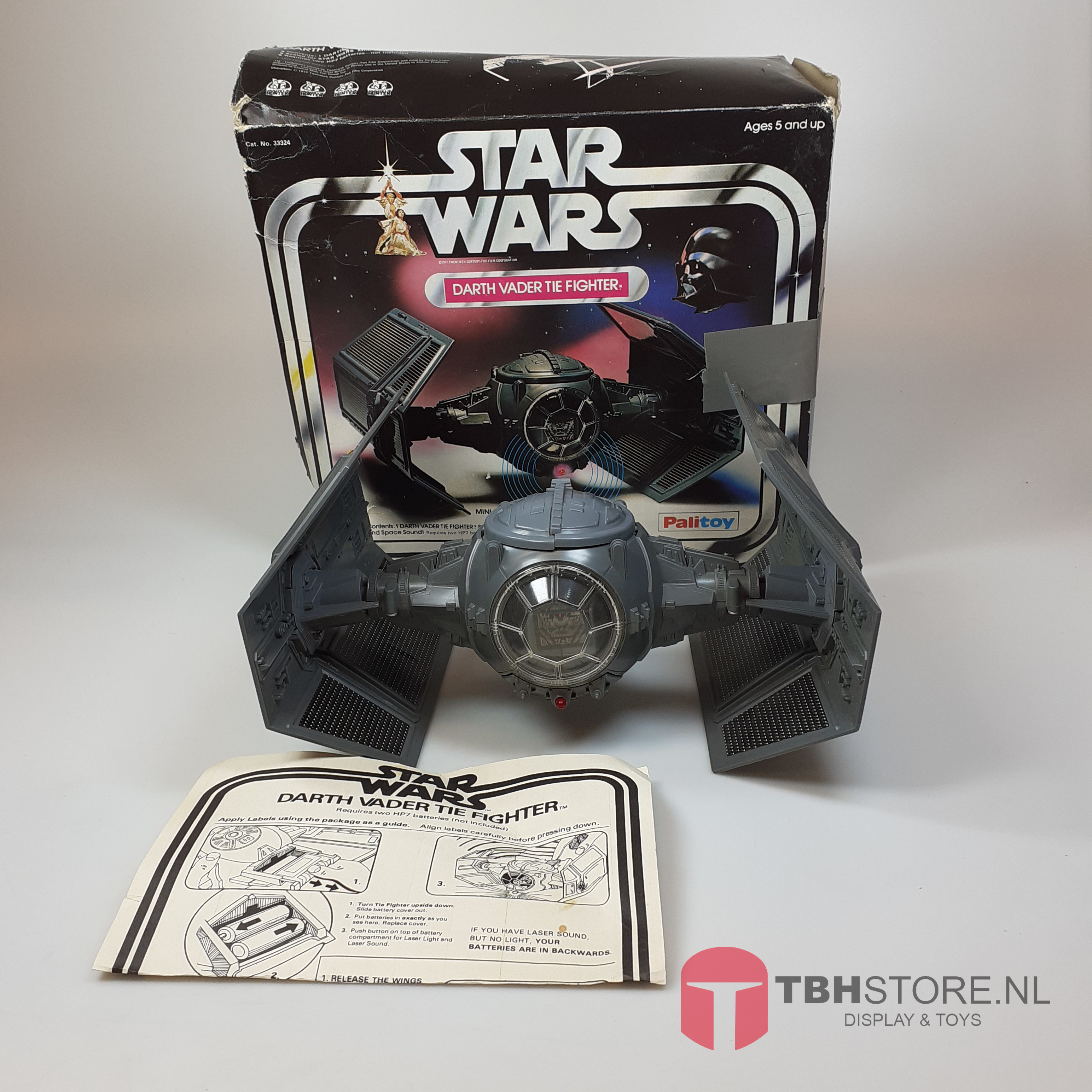 Vintage Star Wars - Darth Vader Tie Fighter (Compleet)