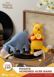 (Pre-order) Winnie the Pooh Record Player Series PVC figure Pooh's Hundred Acre Band 12 cm