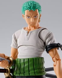 PRE-ORDER One Piece S.H.Figuarts Action Figure Roronoa Zoro Romance Dawn Ver. 15 cm