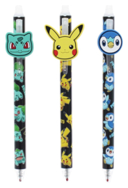 (Pre-order) PokÃ©mon Erasable Gel Pens 3-Pack
