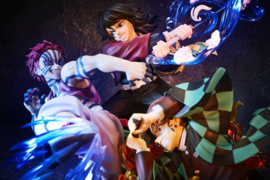 (Pre-order) Demon Slayer: Kimetsu no Yaiba PVC Figure Tanjiro Kamado & Giyu Tomioka & Akaza 13 cm