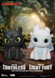 How To Train Your Dragon Piggy Vinyl Bank Light Fury 12 cm