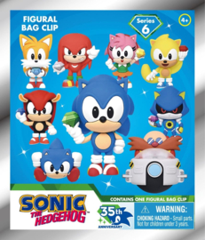 (Pre-order) Sonic the Hedgehog 3D PVC Bag Clips Series 6 Display (24)