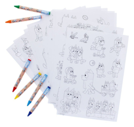 (Pre-order) Bluey Sticker Colouring Set