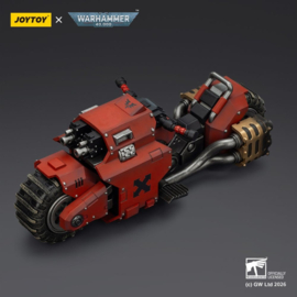 (Pre-order) Warhammer 40,000 Raider-pattern Combat Bike Blood Angels with twin-linked bolt rifles 22 cm