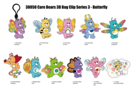 (Pre-order) Care Bears 3D PVC Bag Clips Series 3 Blind Bag Display (24)