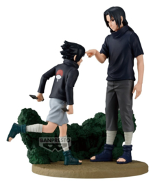(Pre-order) Naruto Shippuden Memorable Saga PVC Figure Sasuke Uchiha & Itachi Uchiha 14 cm