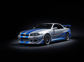 (Pre-order) Fast & Furious Model Kit Brian's 1999 Nissan Skyline GT-R