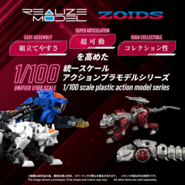 (Pre-order) Zoids Plastic Model Kit 1/100 RMZ-019 Hell Cat & Molga Zenebus Color Set 14 cm    