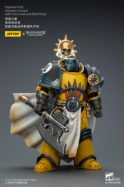 (Pre-order) Warhammer Imperial Fists Action Figure Librarian Consulwith Force Axe and Bolt Pistol 12 cm