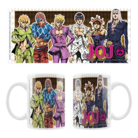 JoJoÂ´s Bizarre Adventure Part 5: Golden Wind Ceramic Mug Main Characters